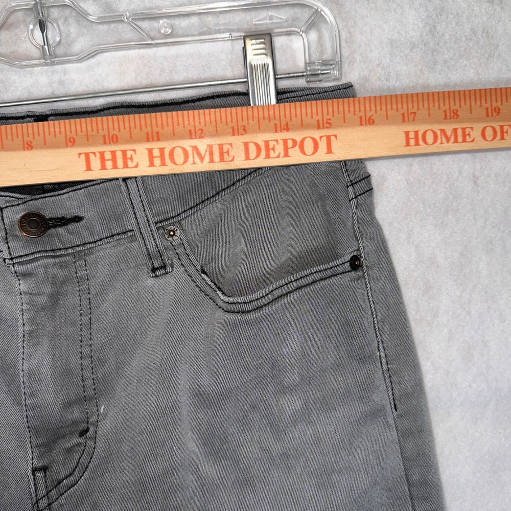 Levi's Jeans Mens 33x30 511 Slim Fit Gray Good Condition Stretch Denim - Picture 10 of 16